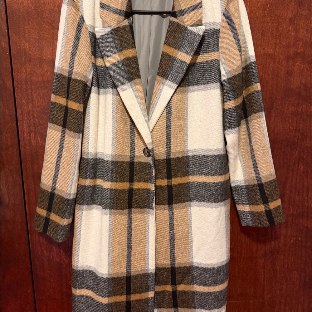 Steve Madden Cher Brushed Wool Coat - Picture 1 of 9